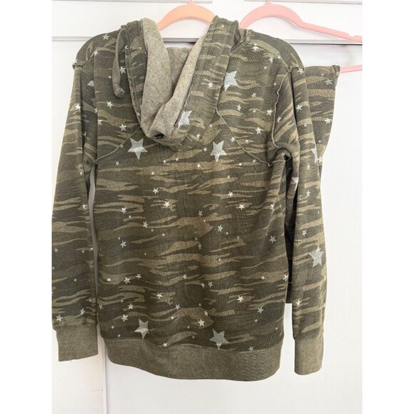 VINTAGE HAVANA GREEN CAMO STAR SWEATPANTS JOGGER AND HOODIE SET SZ MEDIUM - Picture 5 of 8